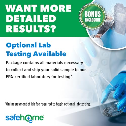 Image of Safe Home Lead Combo Test Kit - 10 DIY Surface Swabs + Optional Testing at our EPA Certified Lab - Detect Lead in Materials Such as Paint, Dust, Soil, and More - Great for Homeowners & Contractors