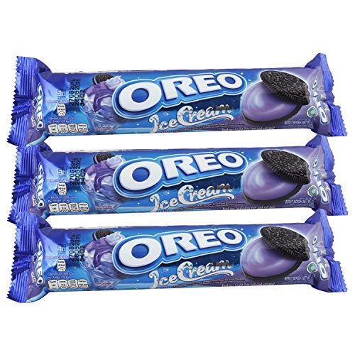 Image of Oreo Chocolate Creme Cookies 137gm (Pack of 3) (Icecream Blueberry)