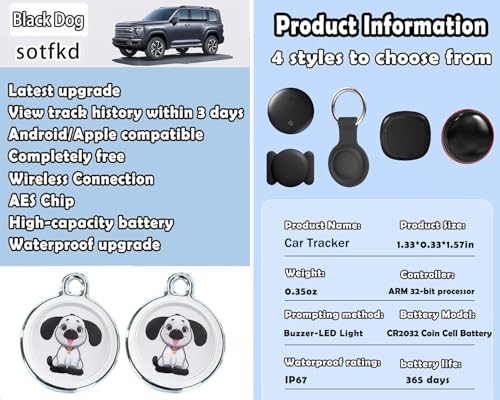 2 Pack GPS Tracker for Vehicles,Car Tracker Device Hidden,Tracker Device for Vehicles,Car GPS Tracker | Android and iOS Universal | No Monthly Fee | View Historical Tracks | Waterproof - Thumbnail 6
