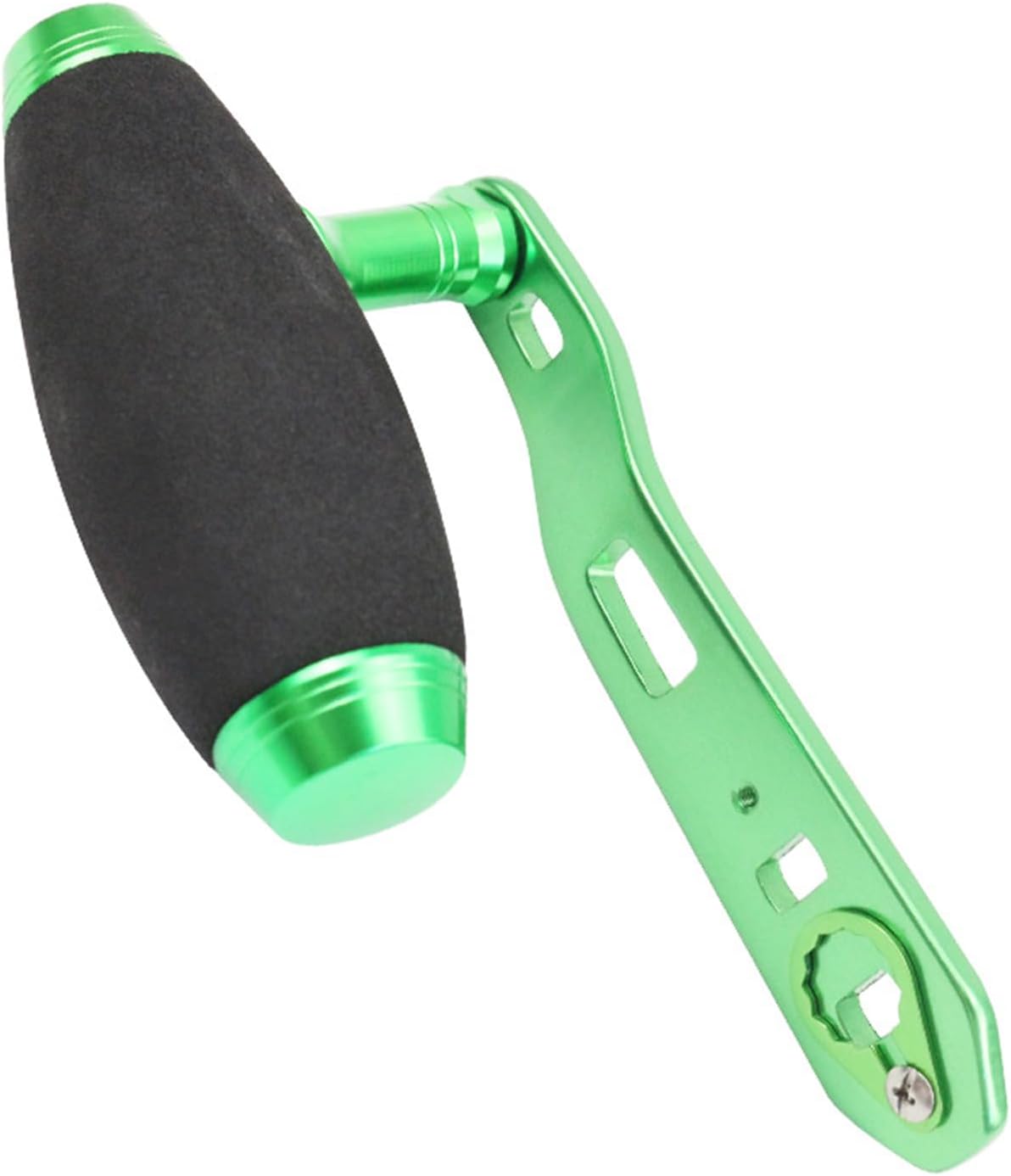 Lily Brown Fishing Reel Handle Aluminum Alloys Power Handle Grip Assembly Part Fishing Reel Handle Baitcasting Reel Replacements Fishings Grip for Better Handling