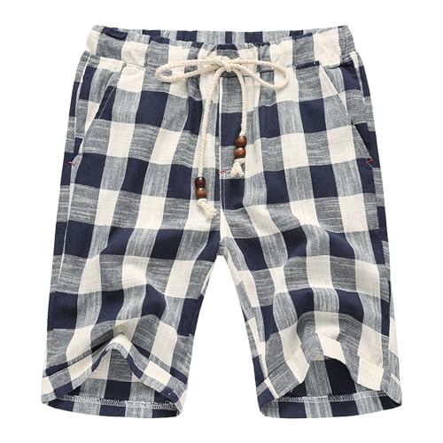 Shorts básicos para hombre con cintura elástica y ajuste clásico miniatura 1