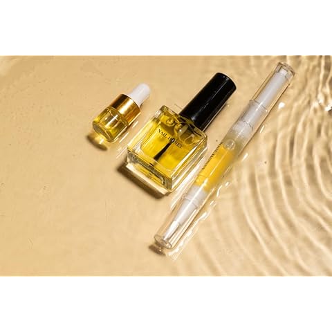 Twinkled T Nail Honey - Organic Nail Strengthening Treatment for Growth, Strength, & Moisture Nail Care Blend Cuticle Oil (Trio (Pen, Bottle, & Dropper)) Cover