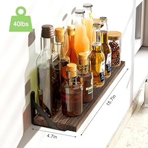 Fixwalfloatingshelveswidth47inrusticwoodwallshelvessetof8wallstorageshelvesforbedroomlivingroomkitchenbathroomofficeandplantsdarkcarbonizedblack Urban Country Home Decor Fixwal floating shelves width 47in rustic wood wall shelves set of 8 wall storage shelves for bedroom living room kitchen bathroom office and plants dark carbonized black urban country home decor