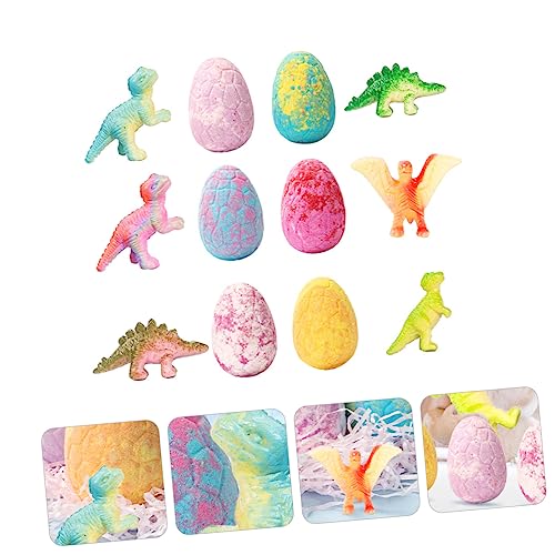 Hemoton 12 Peças Bola Sal Banho Brinquedos Educativos Brinquedo Bebê Hidratantes Arco-íris Bolha Sal