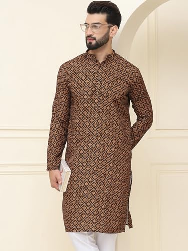 Image of SOJANYA (Since 1958 Men's Exquisite Silk Blend Kurta Elevate Your Festive Look-Crafted for Excellence