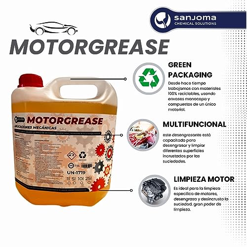 Desengrasante de piezas mecánicas MotoGrease y quitagrasas de motores para coches 2