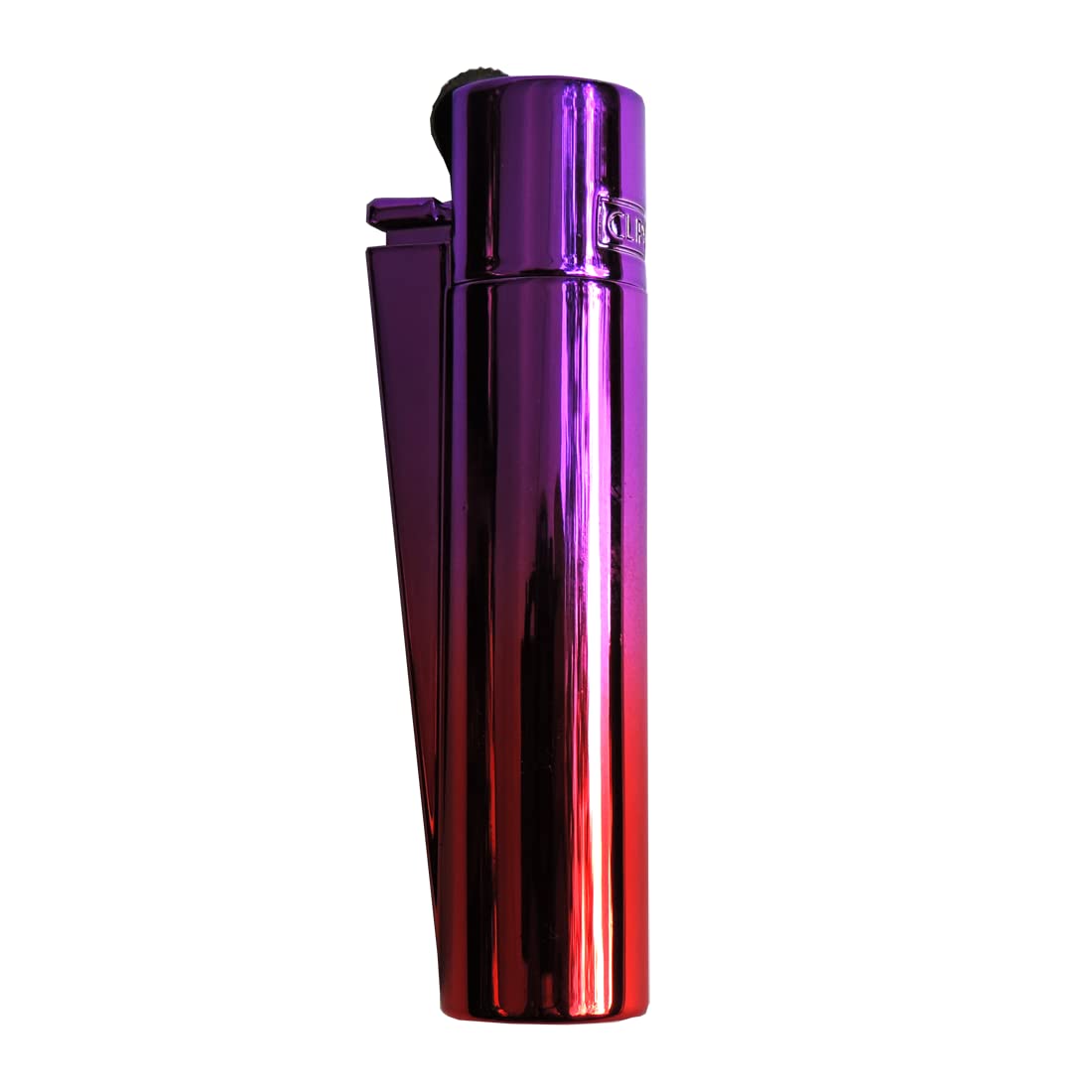 Clipper Metall-Gasfeuerzeug Mit Sofortgravur – Gradient Purple, Nachfüllbar, Inkl. Metallbox