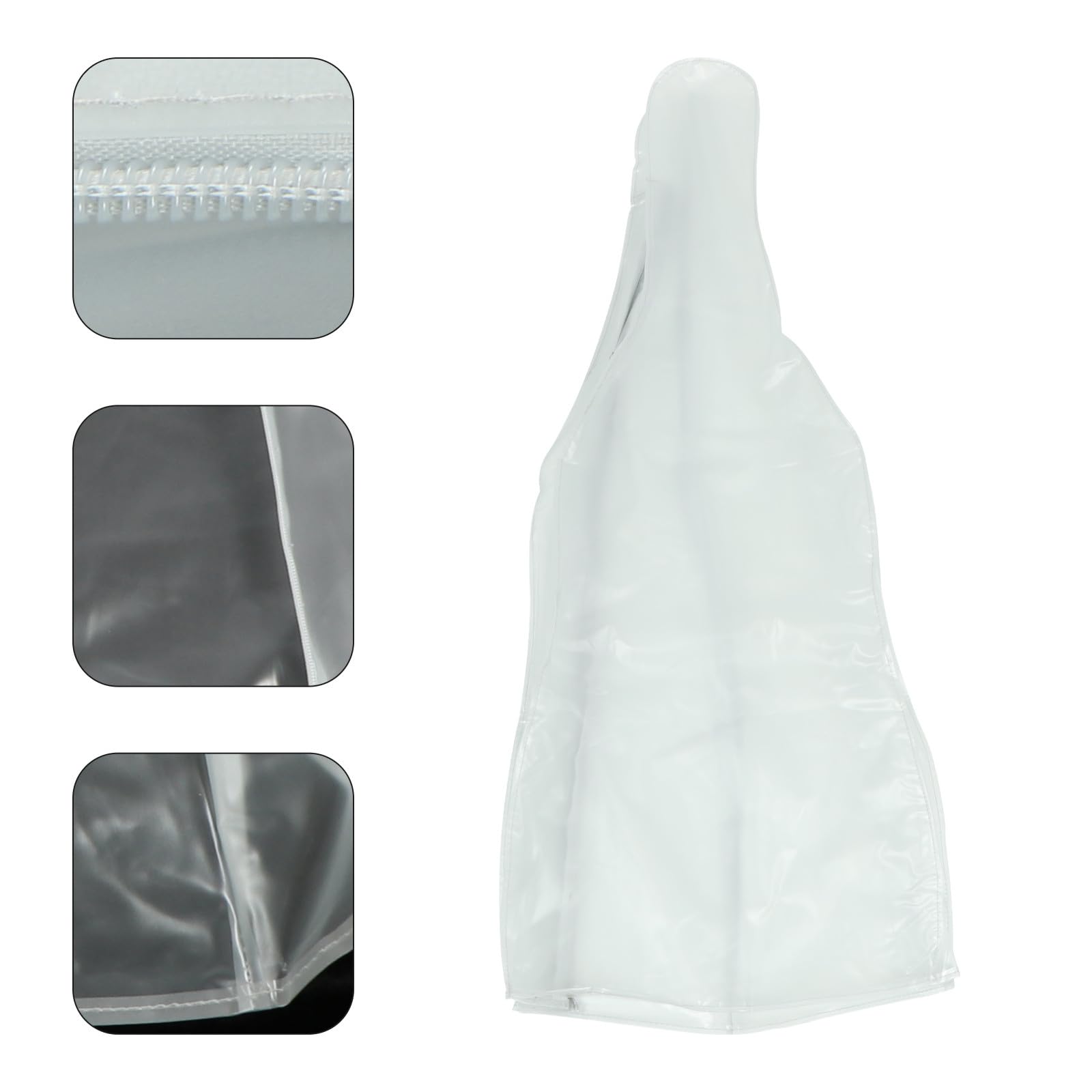 GARVALON Mattierte Transparente Cello Staubschutzhülle aus Strapazierfähigem Material Glatte Schutzabdeckung und Dekoratives Zubehör für Cellos