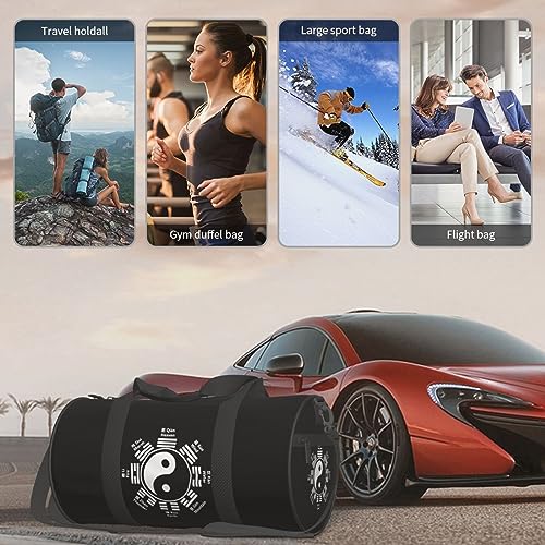 Tai Chi Yin Yang Travel Duffle Bag Sports Bags Gym Bag Foldable Travel Bag Multipurpose Backpack3
