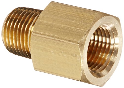 Image of Eaton Weatherhead 3200X2 Brass CA360 Fitting, Adapter, 1 /8 inch NPT Female x 1 /8 inch NPT Male