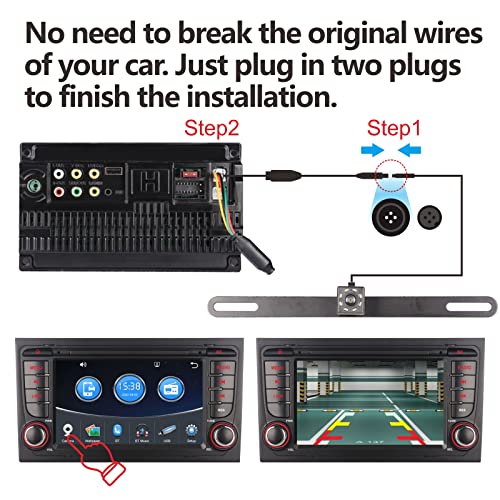 YZKONG Autoradio per Audi A4 S4 RS4 2003-2012