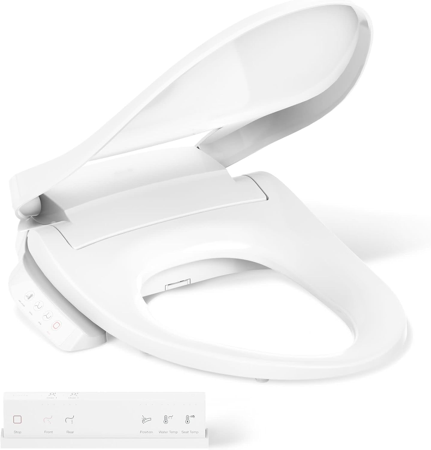 Kohler PureWash E700 Heated Bidet Toilet Seat, White with Remote, Warm Water, Quiet-Close Lid, Self-Cleaning Wand, Adjustable Water Pressure and Nightlight, Easy Installation Bidet Attachment Kohler PureWash E700 Heated Bidet Toilet Seat, White with Remote, Warm Water, Quiet-Close Lid, Self-Cleaning Wand, Adjustable Water Pressure and Nightlight, Easy Installation Bidet Attachment