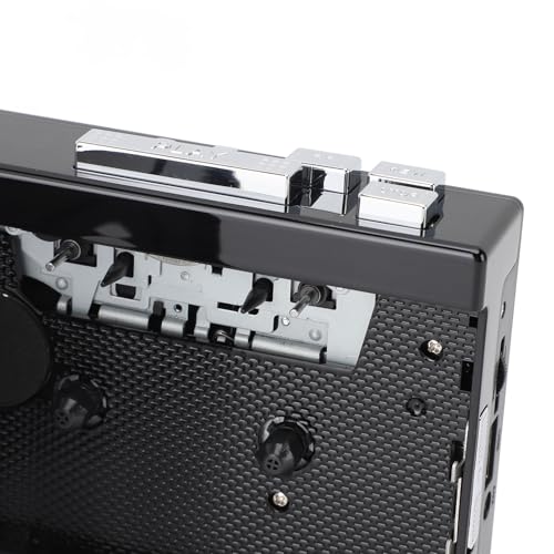 SIXRUN Kassettenspieler, MP3 Kassettenspieler mit Auto Reverse und FM-Radio, USB-Kassette zu MP3 Konverter für Vintage-Musikliebhaber und Band-Digitalisierung (A)