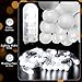 Yizhet LED Balloon Lights, 30 Pcs Lantern Light Cool White Balloon Lights with Switch, Mini LED Lights for Balloon, Paper Lantern, Christmas, Wedding, Party, Birthday (Cool White)