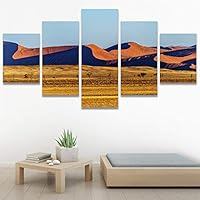SIGNWIN 5 Panel Canvas Wall Art Modern Art Desert Multicolor Nature Photography Relax/Calm Southwest for Home Decorations Ready to Hang - 60