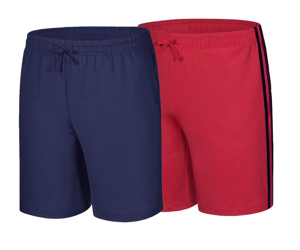 Pack of 2 Sports Cricket Polyester Shorts for Men-image-36