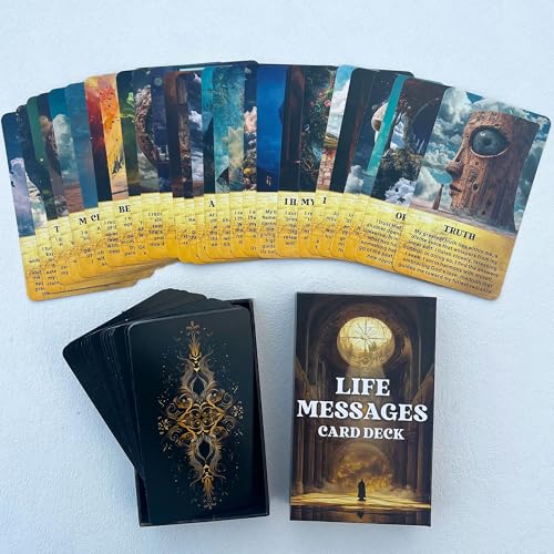 GZXINKE Life Messages Oracle Deck, 54 Spiritual Wisdom Oracle Cards, Oracle Cards for Beginners, Embrace Your Inner Light and Transformation - image 7
