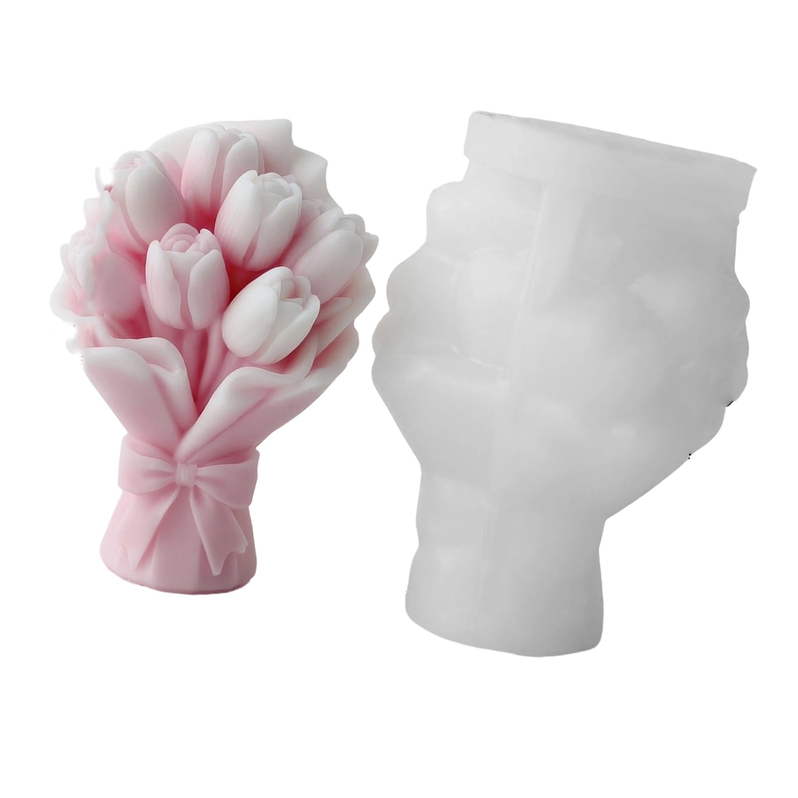 Snorvixre Silicone for Tulips Bouquet Sturdy Materials Ideal for Craft Enthusiasts Silicone Tulips