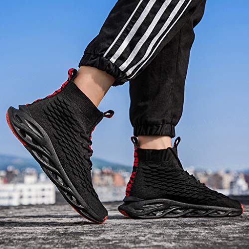 Image of God's pens Men's Sports Shoes Teens High-top Breathable Running Shoes Wear-Resistant Sneakers Basketball Sock Shoes