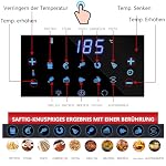 12L Heißluftfritteuse, Multifunktionale Heissluftfritteuse, 1800W Air Fryer, mit LED-Touchscreen, 10 Programme, Warmhalten & Dörrautomat Funktion, inkl. Rezeptheft und Zubehör – Bild 2