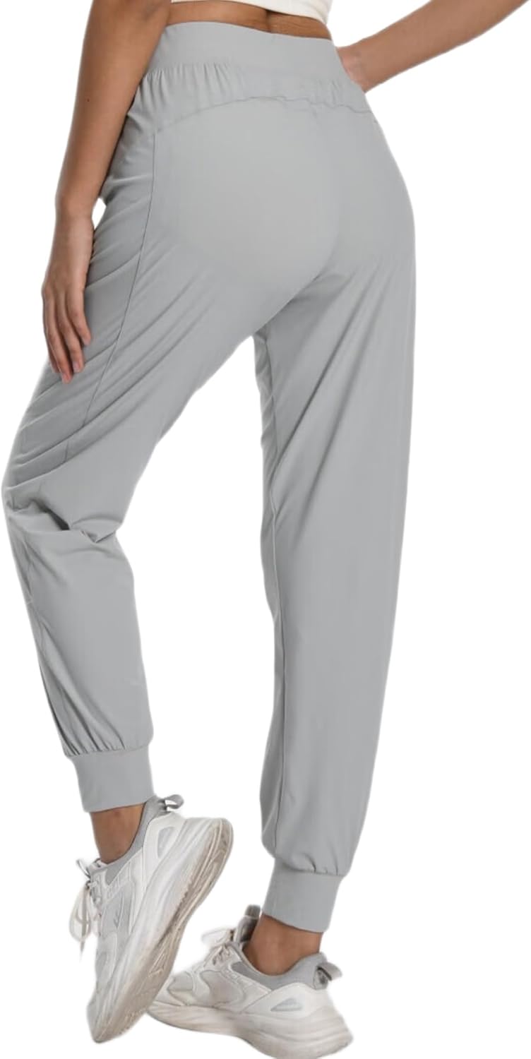 Women Joggers Pants Athletic - Lightweight Quick Dry Soft Track Running Sweatpants with Pockets Workout Lounge - Image 2
