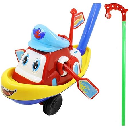 Amazon Co Jp Fecho ベビートロリーおもちゃ 可愛い カラフル 手押し車 知育玩具 誕生日 クリスマス ギフト おもちゃ