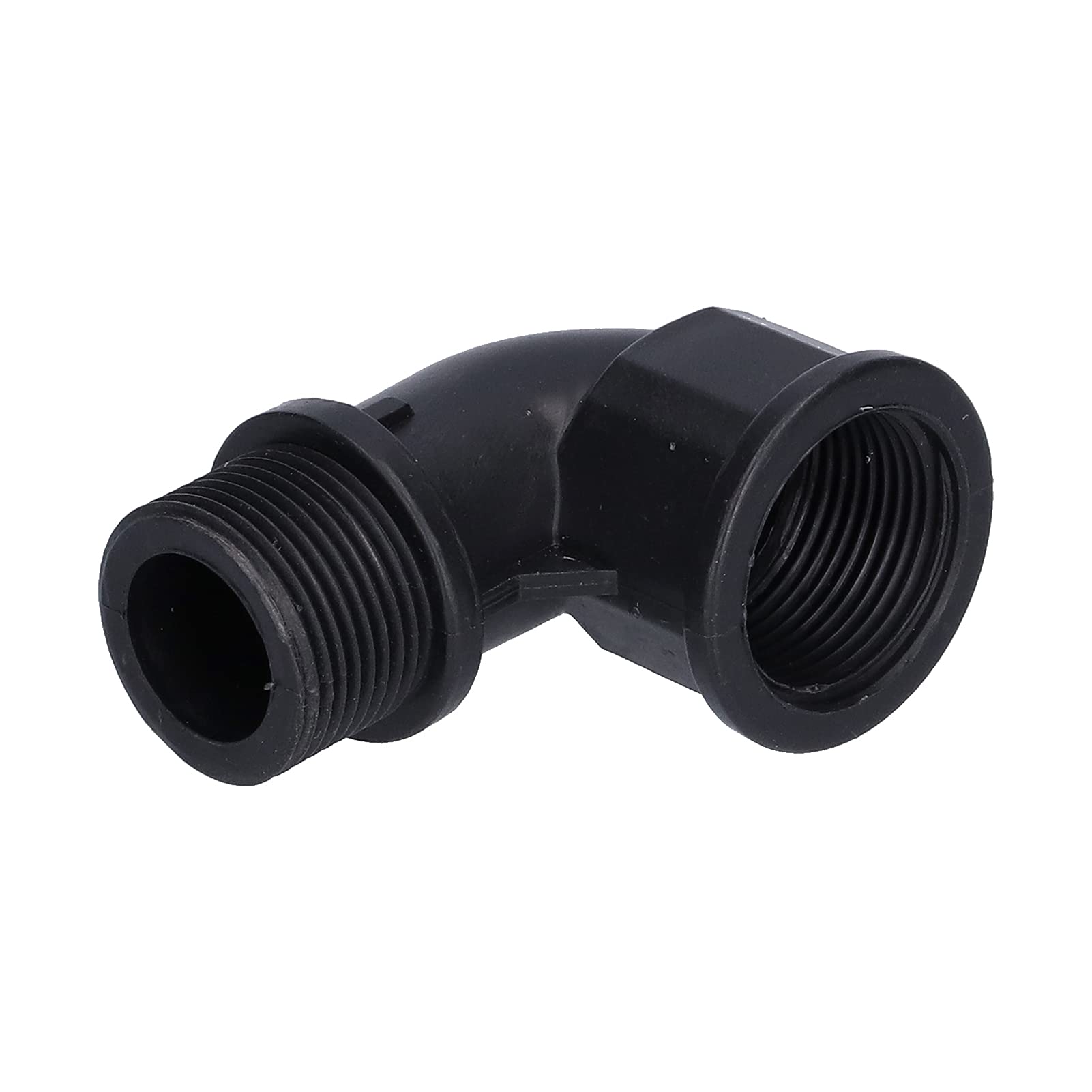 Coude de valve d'admission d'eau rotative en plastique avec connexion réglable pour irrigation x10