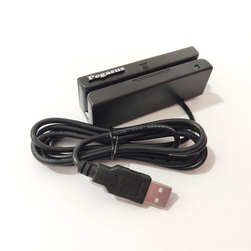 MSR Magnetic Card Reader USB Mini Mag 3-Track Swiper Card Reader-image-32