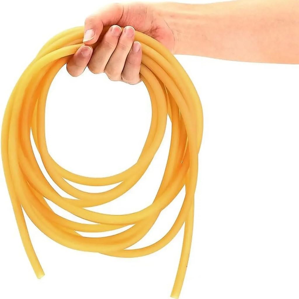 1M/2M Nature Latex Rubber Hoses ID 1.5-20mm Slingshot Tubing Catapult High Resilient Elastic Surgical Medical Tube(OD 17mmx ID 12mm,2 Meter)