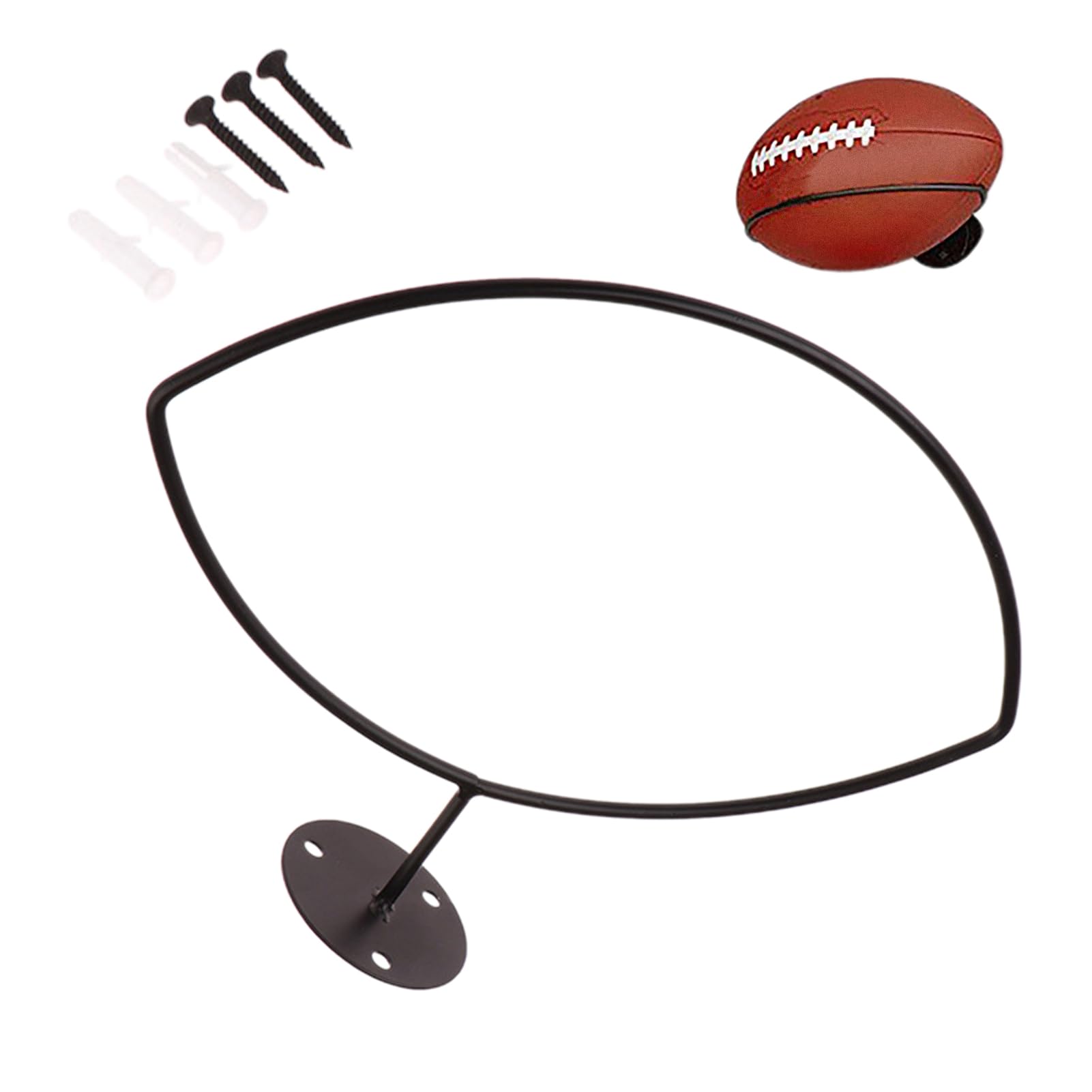 Amazon.co.jp: アイアン製ラグビーボールホルダー | 壁掛けラグビー