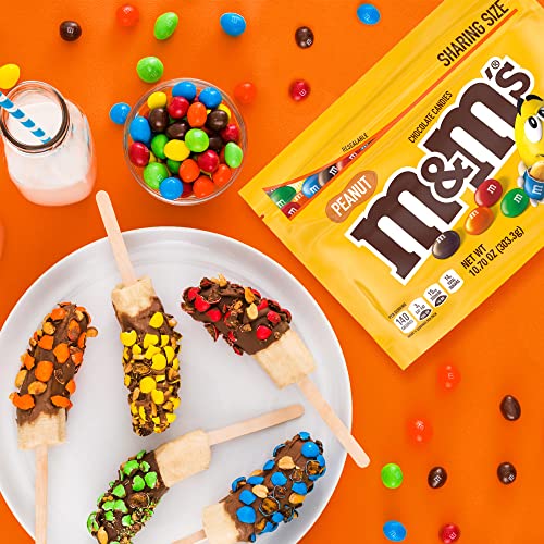 M&M's Peanut Chocolate Candy Sharing Size 10.7-Ounce Bag #TOP5