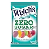 Welch's Zero Sugar Fruity Bites, Island Fruits Snack Pack, Gluten Free & Sugar Free Snacks, 3oz Snack Pack (Pack of 1)