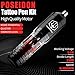 Tattoo Pen Kit - POSEIDON Wireless Tattoo Machine Kit, Tattoo Gun Kit with Tattoo Power Supply and 40 Pcs Tattoo Cartridge Needles, Complete Tattoo Kit Supplies for Beginners(PTK018)