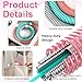 Silipull 4 Pack 3 lb Weighted Soft Spring Fitness Hoop for Adults, Plus Size Quiet Weighted Fitness Hoop Heavy-Duty Foldable Portable Exercise Ring for Training Fat Burning Cardio Pilates Travel