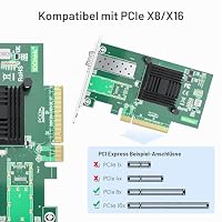 10Gtek [2 Pack] 10GbE PCIE Network Card for Intel X520-DA1, 82599EN Chip, Single SFP+ Ports, 10Gbit PCI Express x8 LAN Adapter, 10Gb NIC for Windows Server/Linux/VMware – Ansicht 4