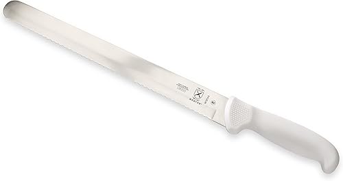 Miniatura 2 de Mercer Culinary Ultimate White - Cuchillo rebanador de 12" con borde ondulado