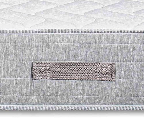 EVERGREENWEB Orthopädische Matratze 85x200 cm aus WATERFOAM Elastic, 25 cm Hoch + 1 Kissen aus Memory Foam Flocken, Ergonomisch, Atmungsaktiv Weiß Bezug, Hypoallergen, Antimilbe, Härtegrad H2/H9 – Bild 7