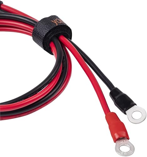 Miniatura 4 de Enchufe de cigarrillos macho a macho de 12 AWG resistente para encendedor de cigarrillos, cable de carga con luces LED de 3 pies (3 pies)