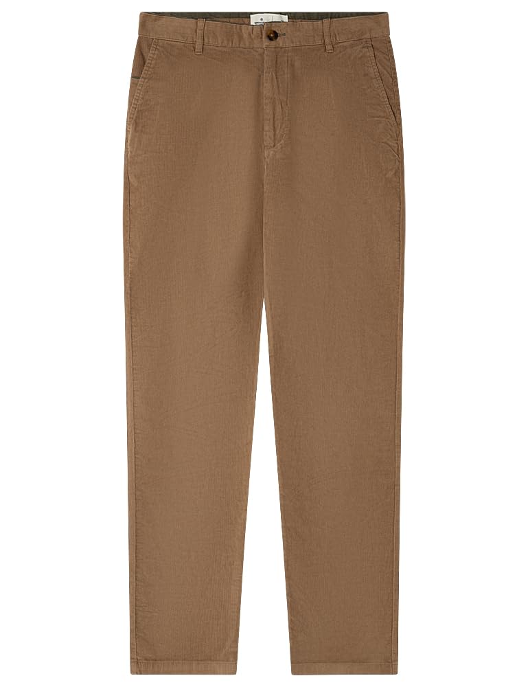 Springfield Chino Micro Corduroy Trousers, Beige, 38 para Hombre