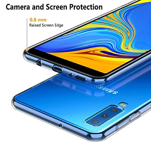 Image of Case Creation Brand - Mobile Cover for Samsung Galaxy A7 2018 (Soft & Flexible Back Case), Transparent