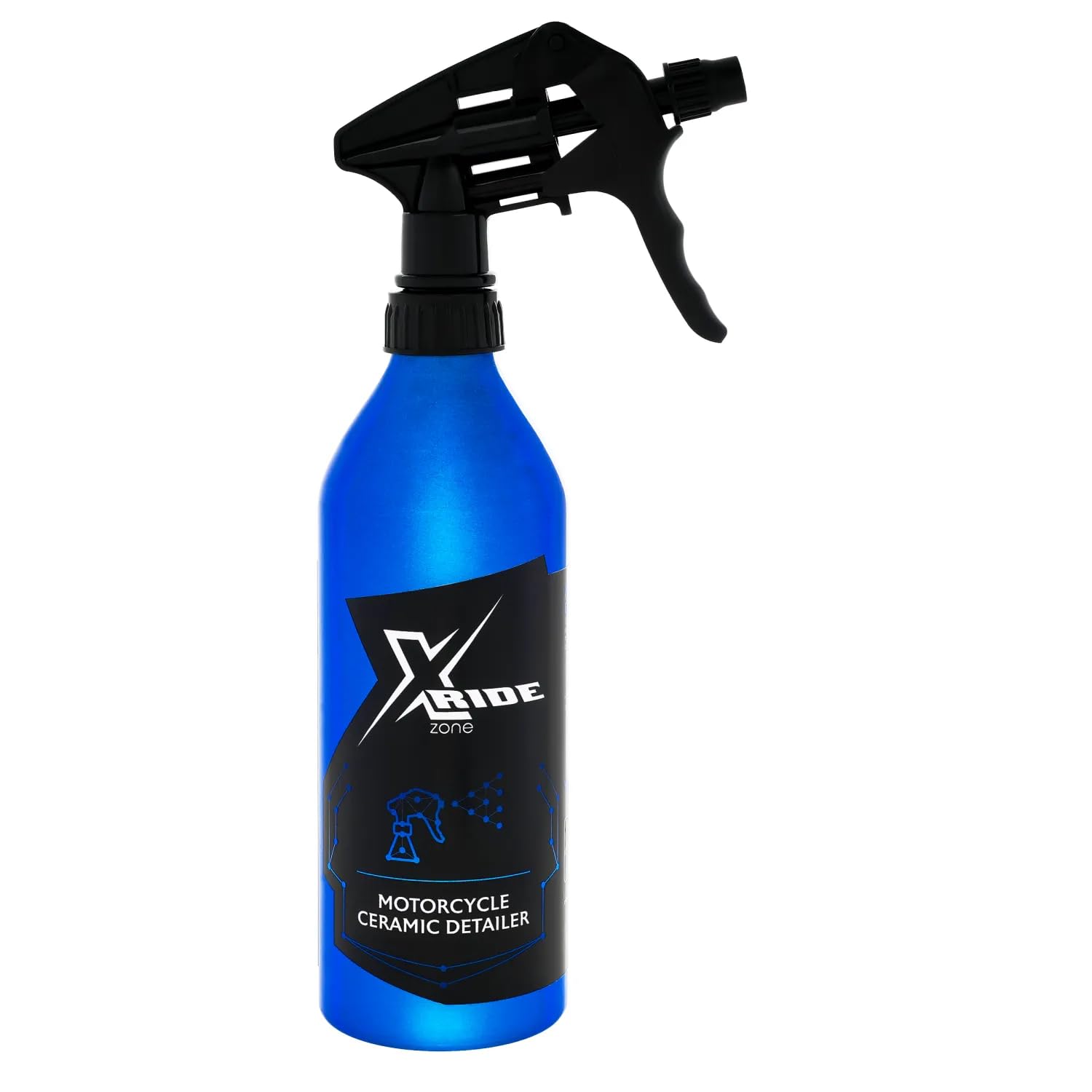 Xzone Zestaw do szczegółów motocyklowych, ceramicznych detali 500 ml, 3 x Power Powder Moto Wash, rękawica z mikrofibry, włókno do szczegółów - zestaw dla motocyklistów