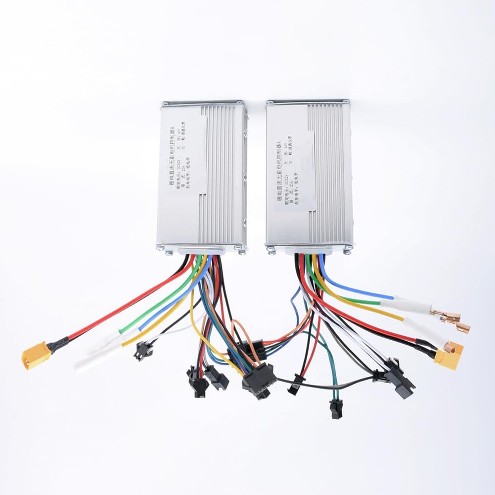 Controlador de motor eléctrico de 52 V 25 A 1200 W JP sin escobillas para scooter eléctrico A+B de doble accionamiento