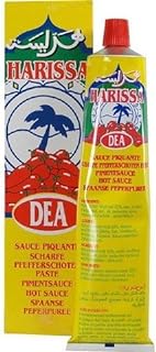 Harissa Condiment in Tube - Spicy 120 Gr 4.2 Oz (4 PACK)