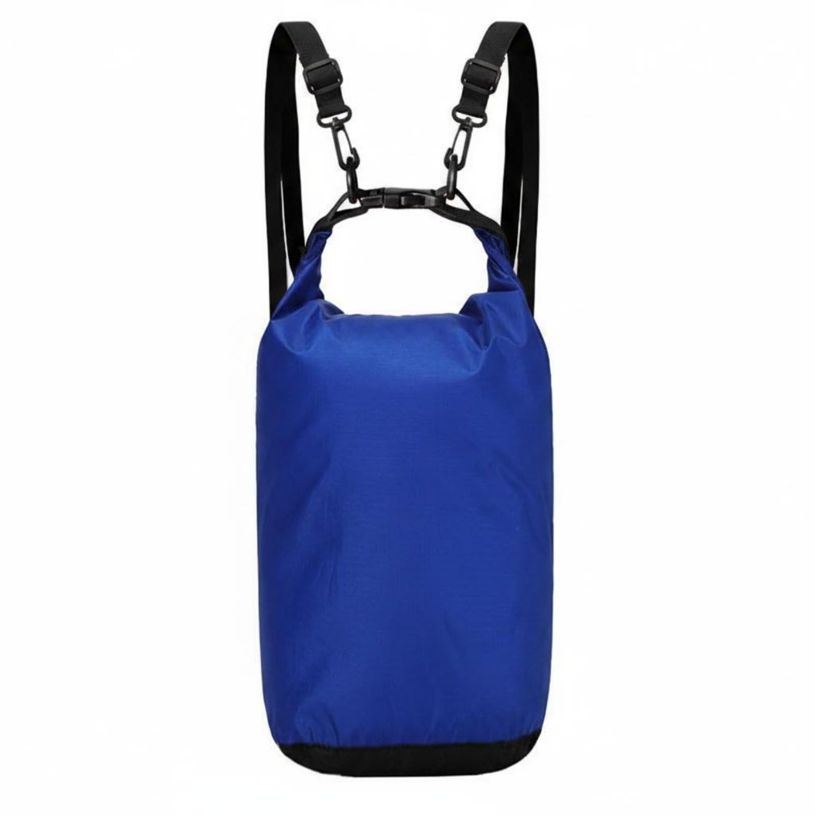 HEAVENGLOW Portable Roll Roll-Top Waterproof Bag Lightweight Waterproof Backpack Bag Long-Lasting Waterproof Backpack Sack Foldable for Rafting, Swimming, Diving, Hiking, Royal Blue, 15L-picture-31