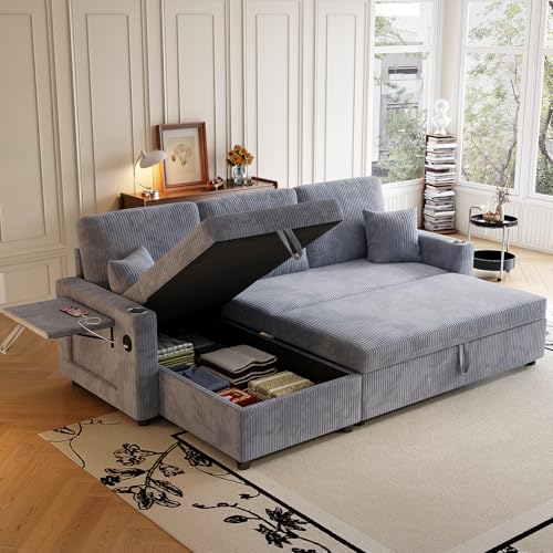 Sleeper Sectional Sofa, 83