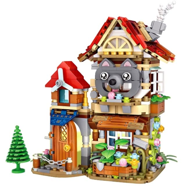 LOZ City Street View Mini Forest Cabin Villa Building Blocks Architecture Friends House Princess Bricks Toys For Children Girls