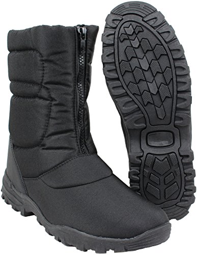 noorsk 1 Paire Bottes D'Hiver avec Fermeture Frontale - Noir, 41