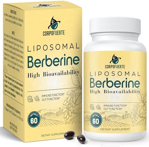 Liposomal Berberine - Berberine Supplement Activates AMPK, Suppor...