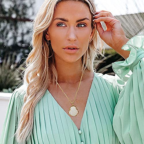 Image of ASGIFT Laughing Buddha Necklace Cubic Zirconia Green Jade Buddha Pendant with 18K Gold Plated Chain Lucky Buddha Necklace Jewelry Gift