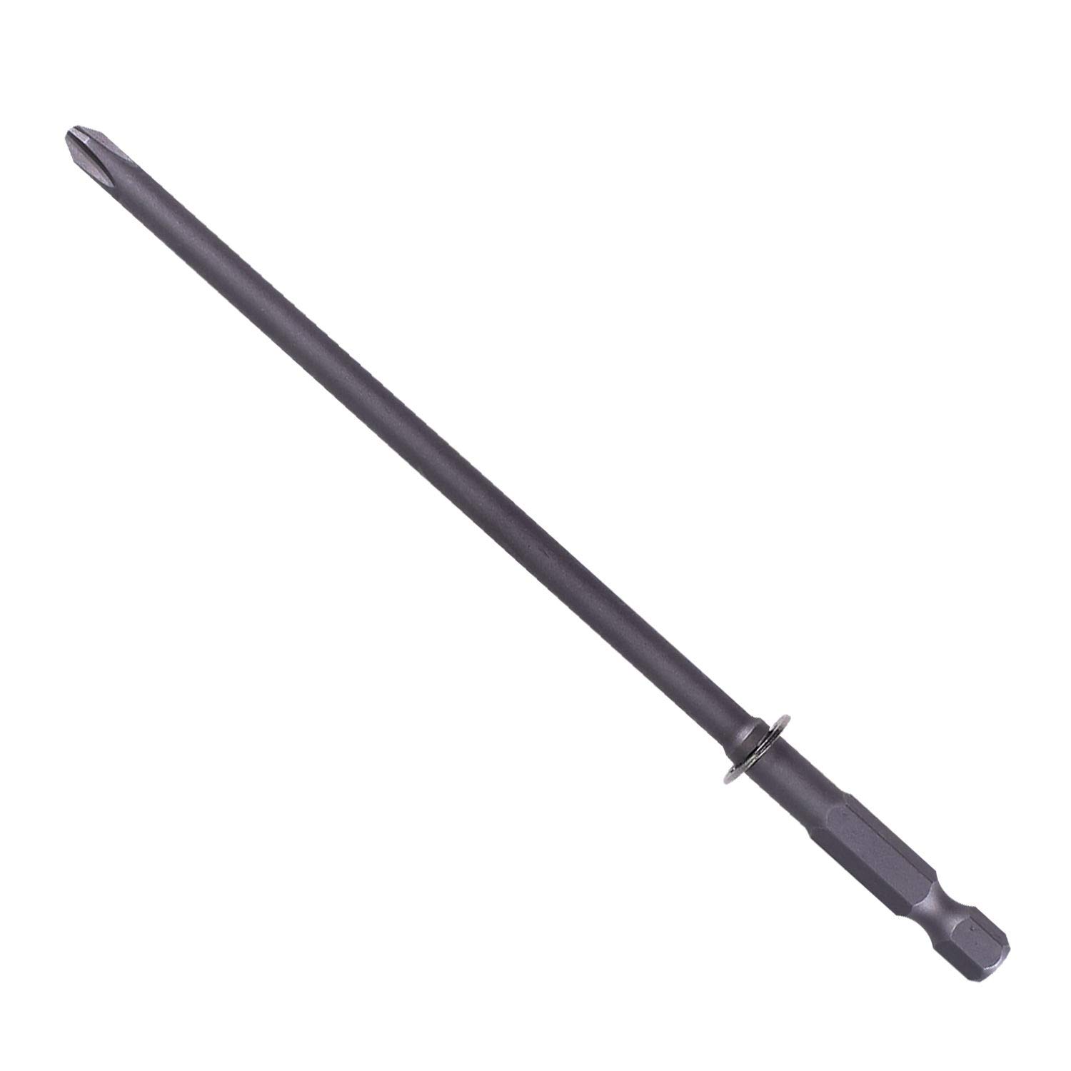 BOSCH Schnellbauschraube Feingewinde, S-F, 3,9 x 35 mm, 2608000552 & Bosch Professional Bit Extra-Hart für Phillips-Kreuzschlitzschrauben (PH2, Länge: 145 mm)